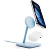 Twelve South Supporto di ricarica wireless Twelve South HiRise 2 Deluxe - Doppia capacità di ricarica - Angolo di visione regolabile - Base in