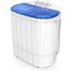 ROVSUN - Lavatrice portatile da 12 libbre, lavatrice elettrica e asciugatrice combinata con lavatrice (7 libbre) e filatrice (4 libbre) e drenaggio a gravità per casa, camper, campeggio, camera da