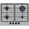 Bosch PGH6B5K80 - Piano Cottura 4 Fuochi Gas 58 cm (1 Bruciatore Wok) Inox
