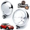 MAXTEL Coppia 2x Fari Di Guida 5" Classic Car BMW MINI MK1 Chrome Spot WIPAC