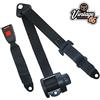 Securon UK Posteriore Automatico Inerzia Giro & Diagonale Sedile Cintura Kit 4 Punto Nero