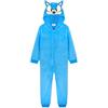 Get Trend Sonic The Hedgehog Pigiama Intero Bambino, Pigiamone di Pile con Cappuccio 4-14 Anni, Idea Regalo Gamer (7-8 Anni, Blu)