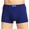 MECKOZ 3 Confezioni Intimo Tascabile per Uomo, Confezione Trans con Tasca Segreta con Cerniera Nascosta Boxer da Viaggio Mutande Rave(Dark Blue,L)