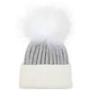 Brillabenny Cappello Cashmere PON PON Pelliccia Mamma papà, Bambino Bambina Uomo Donna Cappellino Cuffia Hat Fur Murmasky (Adulto)