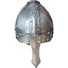 Generic Elmo medievale da cavaliere | Stile vichingo normanno nasale per LARP Fancy | Acciaio calibro 18