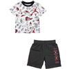 NIKE Jordan Completo t-Shirt e Bermuda Nike Bambino Bambino Black 85A398 7A122cm