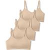 SALIA GIRL Reggiseni Sportivi con Imbottitura Fissa Morbida per Ragazze, Senza Cuciture, Ideali per Adolescenti dai 10 ai 14 Anni, con Spalline Regolabili