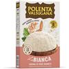 Valsugana, Polenta Bianca Rapida, Confezione da 375g, con Farina di Mais Bianco, Gusto Delicato, Pronta in Pochi Minuti, Senza Glutine