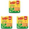 Oro Saiwa 5 Cereali, Biscotti Integrali con Frumento, Riso, Orzo, Avena e Segale, Fonte di Magnesio e Ricco di Fibre, 100% Grano Italiano, 420g (Confezione da 3)