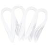 ODETOJOY Strisce di carta bianca per quilling, 3 mm, per lavori artigianali, 5 mm/7 mm/10 mm, set da 120 pezzi, 52 cm (set da 1,5/3/5/7/10 mm)