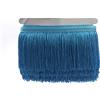 YYCRAFT Bordura per tende con nappe da 10 m di larghezza al metro per fai da te, cucito, artigianato, abbigliamento, tende, decorazione, turchese