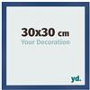 yd. Your Decoration - Cornice 30x30 cm - Dettaglio - Decorativa Parete in Legno con Vetro in acryl - Antiriflesso - 30x30 Cornice - Bologna