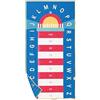 Quut - Asciugamano da Spiaggia/Piscina per Bambini con Gioco - Microfibra ad Asciugatura Ultra Rapida, senza Sabbia - Compatto e Leggero (Faro Blu, M - 140 x 70 cm)