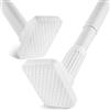 JICUIGE Bastone per tende in acciaio resistente, asta appendiabiti da 33 mm e asta per tende da 75-120 cm, senza trapano, supporta 85 kg, multiuso per asciugare, appendere, bagno, cucina, armadio