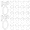 SUNNYCLUE 1SCATOLA 250 Pezzi Clip su Risultati per Orecchini Convertitori per Orecchini A Clip Non Forati in Plastica Trasparente Tipo U Indolore Ricerca Gioielli Accessori