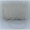 PuntoCasaStore Nastro corda cordino 2 mm x 50 metri 2 capi Cordoncino (AVORIO)