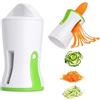 Generico 2 in 1 Spiralizzatore di Verdure,taglia zucchine spaghetti,temperino per verdure,Affettaverdure a Spirale, taglia verdure a spaghetti,spaghetti di zucchine attrezzo,Cipolla Multifunzione Affetta