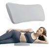 Ecofocet Cuscino per supporto lombare in memory foam, Cuscino Lombare ergonomico, supporto lombare per letto e divano, Lumbar support pillow adatto per letto e sedia (Grigio)