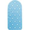 Sicignano Casalinghi Ingrosso Casalinghi Sicignano | Tappeto per Vasca in Gomma Antiscivolo Blu 73x36 cm Rettangolare Sensibile alla Pelle, con Sospensione, Resistente alla Muffa, Ideale per Bimbi e Anziani, Made in Italy