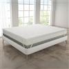 MAXIME MAISON - Memory Foam Topper 200x200 5 cm (Medio/Rigido) Matrimoniale Ortopedico Antiacaro e Anallergico, Dal Cuore dell'Italia al Tuo Letto: Il Promette Sogni d'Oro