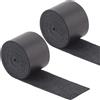 GORGECRAFT 9-10m Strisce di Vera Pelle 21mm Pelle di Agnello Trama Corda di Cuoio Piatto Nero Fiore Superiore Morbida Pelle di Pecora per Cucito Artigianato Bordatura Indumenti Orlo Cinture Bracciale