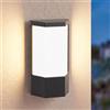 Aipsun 24W Applique Da Esterno/Interno LED Nero | 2000lm, impermeabile IP65, alluminio + PC, 88 LED, bianco caldo 3000K,Per Giardino Ingresso Pareti esterne Terrazze
