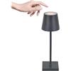 Generico Lampada da Tavolo LED Senza Fili Ricaricabile, lampada da Comodino Dimmerabile Touch, 5600mAh Lampada da Scrivania Portabile, IP44, Luce da Lettura per Interni/Esterni, Ristorante/Camera da Letto/Bar