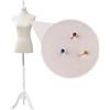 Loywe Manichino da sartoria, in schiuma, da donna, per sartoria, taglia 36/38 | 1018 (beige)