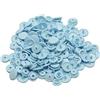 GIVBRO T5 Bottoni a pressione in plastica Elementi di fissaggio a pressione Accessori per fai da te Artigianato Vestiti Pannolini Bavaglini Fatti A Mano Azzurro, 100 Pz