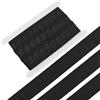 GORGECRAFT Fascia Elastica Antiscivolo in Silicone Nero da 40mm*5m con 3 Strisce di Gomma A Forma di Onda Nastro Elastico per Cucito Fai da Te Biancheria Intima Pantaloncini da Ciclista per Indumenti