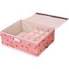 Jiacheng29_ Organizer per Cassetti per Biancheria Intima, 13 Scomparti per Reggiseno per Biancheria Intima Scatola Portaoggetti per Calzini Lavabili Pantaloncini Organizer Bag Rosa Un