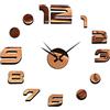 MPM Quality DIY Rose Gold Plastic Wall Clock dal design elegante, movimento al quarzo, bella decorazione come orologio da cucina, orologio da ufficio o orologio da parete del soggiorno