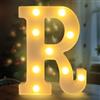 Fancysky Lettere LED da 22 cm, Lettere Luminose Led, Adatte per Proposte di Matrimonio, Festival, Feste e altri Eventi per Creare un'atmosfera Romantica e Accogliente (R)