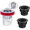 Fayemint Nucleo Scarico Pavimento Deodorante, con 2 Guarnizione Tubo Scarico Tappo Silicone, Rotondo Anti-Intasamento Nucleo, per Uscita Fognaria e Interfaccia di Cucina, Bagno e Lavatrice