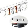 duozoanz Supporto Occhiali Portaocchiali Parete Porta - Organizzatore Espositore in Acrilico per Organizzare Gli da Sole e Lettura Boucles d'oreilles Bracelets Colliers, 38cm*3,8cm, Trasparente