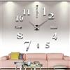 Timelike Orologio da Parete Fai-da-Te, 3D Adesivo Orologio Parete, Decorazione Facile da Montare Effetto 3D Riempire Vuoto Parete Moderno Adesivo Orologio Parete Decorazione per Casa, Ufficio, Hotel