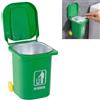 Smaoqingji Mini Pattumiera da Tavolo - 1 Confezione, Verde, Pattumiera Bagno Piccola Cestino, Adatto Alle Pareti del Bagno e ai Piani D'appoggio per Creare uno Spazio Pulito e Ordinato