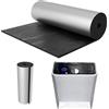 TAITONGGO Fodera isolante per cassetta WC, kit di isolamento per serbatoio WC da 100 x 40 cm con foglio di alluminio-autoadesivo previene la formazione di acqua di condensa