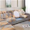 LJQAIZYL Copricuscini per Divani Fantasia Fodera per Cuscino del Sedile del Divano Elasticizzato con Penisola Antimacchia Copriseduta Divano Separati Coprisedile per Divano Antigraffio,D-1-seater-X（65-95cm)