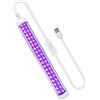Eleganted 10W Luce Nera UV Eleganted, Barra LED 395 nm, Tubo Lampada Viola Portatile/USB per Scena di Natale Halloween DJ Disco Black Light Fluorescente di Palcoscenico