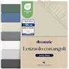 Dreamzie Lenzuolo Singolo Con Angoli Cotone 70x200 cm, 100% Cotone Jersey Elasticizzato - Beige - Oeko-Tex Certificato e Ipoallergenico