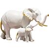 NORHOR Decorazioni di Elefanti,Figurina Elefante,Statuette di animali Elefanti Decorazione della casa della decorazione del mestiere dell'ufficio domestico.