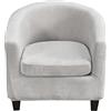 CHNSHOME Copripoltrona Tullsta Coprisedili Poltroncina Chesterfield Copripoltrona 1 posto Fodera per poltrona Chesterfield 1 posto cocktail Coprisedie per bar