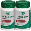 Esi Le Dieci Erbe + Forte BIPACCO Integratore Per il Transito Intestinale 2x100 Ovalette