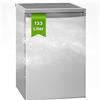 Bomann Frigorifero 133L in acciaio inox VS2185-1-inox, Capacità netta: 133 litri, Illuminazione interna a LED, Controllo continuo della temperatura, 3 ripiani in vetro