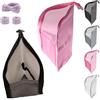 Generic Borsa da toilette in piedi, borsa da toilette portatile leggera da viaggio con multi-scomparti, borsa per il trucco in piedi da appendere, in rete EVA, senza polvere, con cerniera, per casa e vacanze