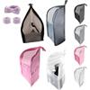 Generic Borsa da toilette in piedi, borsa da toilette portatile leggera da viaggio con multi-scomparti, borsa per il trucco in piedi da appendere, in rete EVA, senza polvere, con cerniera, per casa e vacanze