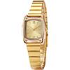 BESTKANG Orologi quadrati per le donne con piccolo braccialetto vintage, cassa rettangolare quadrante romano