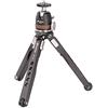 Leofoto - Mini treppiede tascabile - Ideale per un fotografo di viaggio - Capacità di carico di 2kg - Piedini estensibili - Altezza minima da 7,5 cm ad un'altezza massima di 23 cm - MT-03 + MBH-19
