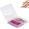 KIMHOME 60 manicotti abrasivi colorati + 1 mandrino, cappucci abrasivi professionali per unghie per trapano elettrico, ideali per manicure e pedicure